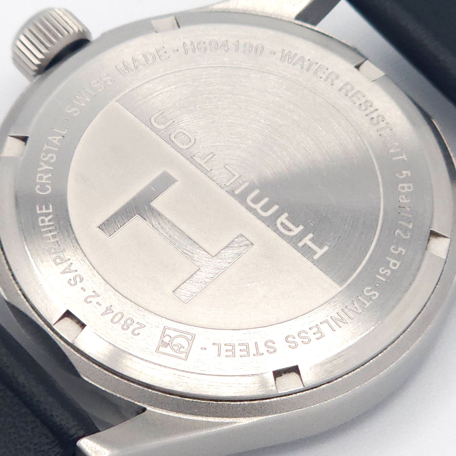 バッグ HAMILTON ハミルトン カーキ メカニカル H694190 手巻 動作品 【現品限り一斉値下げ！】