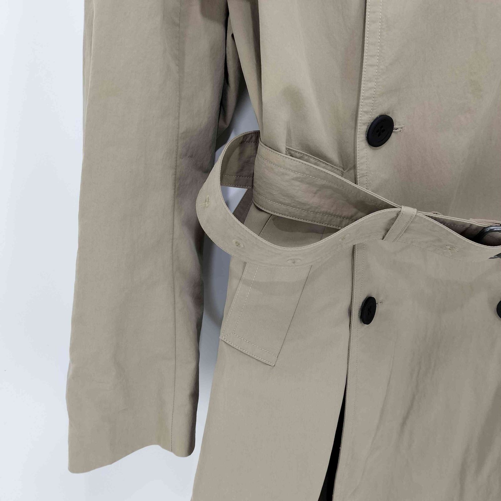 Xander Zhou ザンダーゾウ 2019ss 変形 ショートトレンチコート Xander