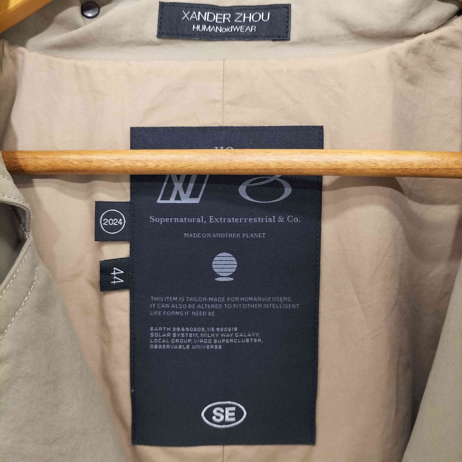 Xander Zhou ザンダーゾウ 2019ss 変形 ショートトレンチコート Xander Zhou ザンダーゾウ 2019ss 変形 ショートトレンチコート Xander