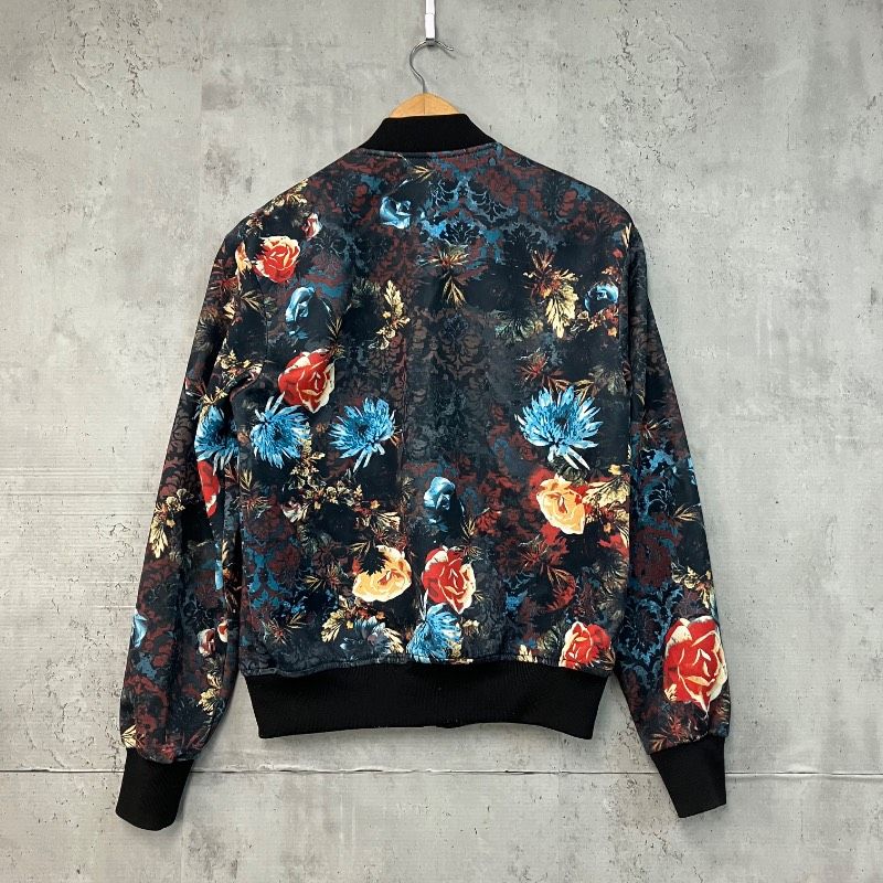 ZARA MAN 花柄ボタニカル柄 ボンバージャケット MA-1 サイズM メンズ