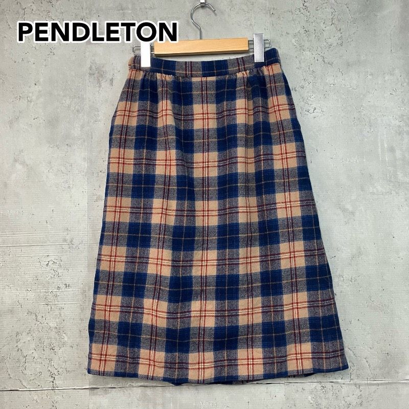 希少USA製】PENDLETON ペンドルトン プチ 100%ウール タータンチェック