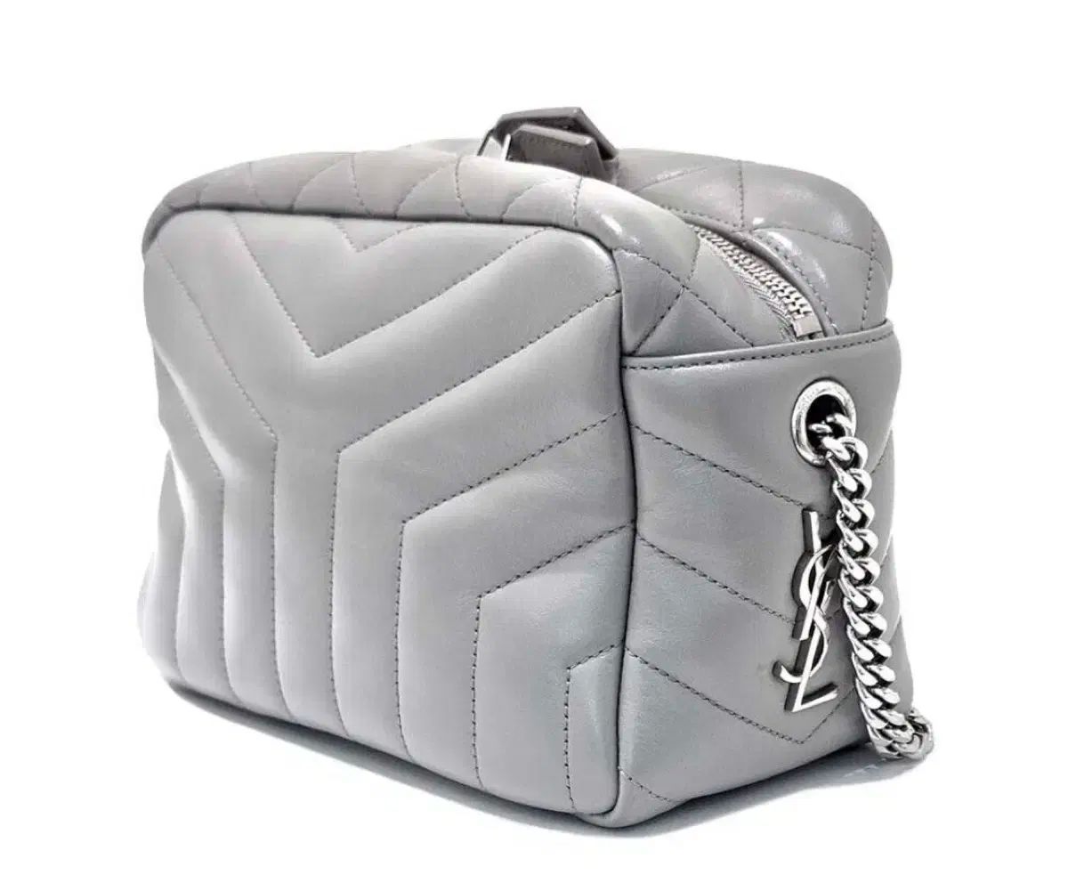 Saint Laurent サンローラン ルル ボーリング クロスバック グレー