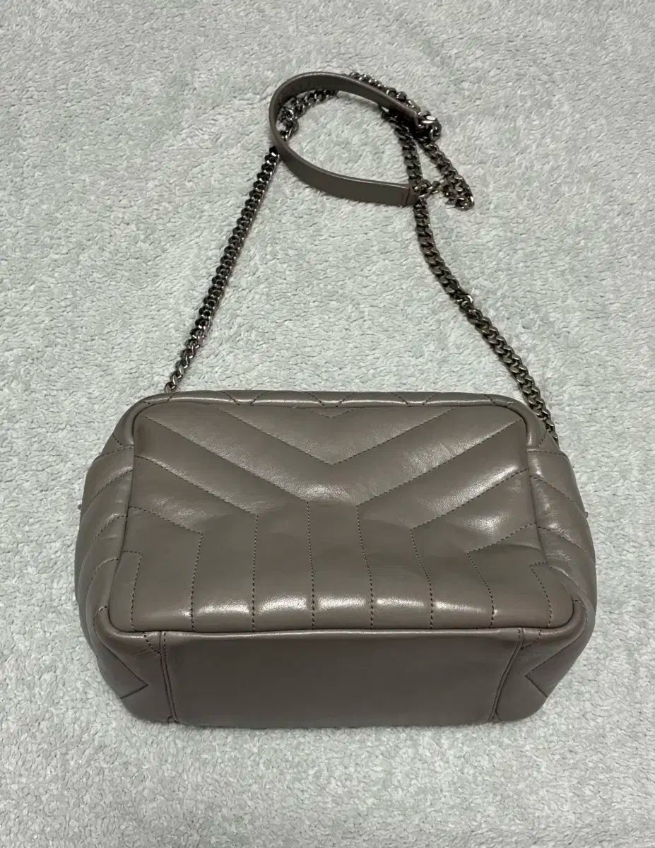 Saint Laurent サンローラン ルル ボーリング クロスバック グレー