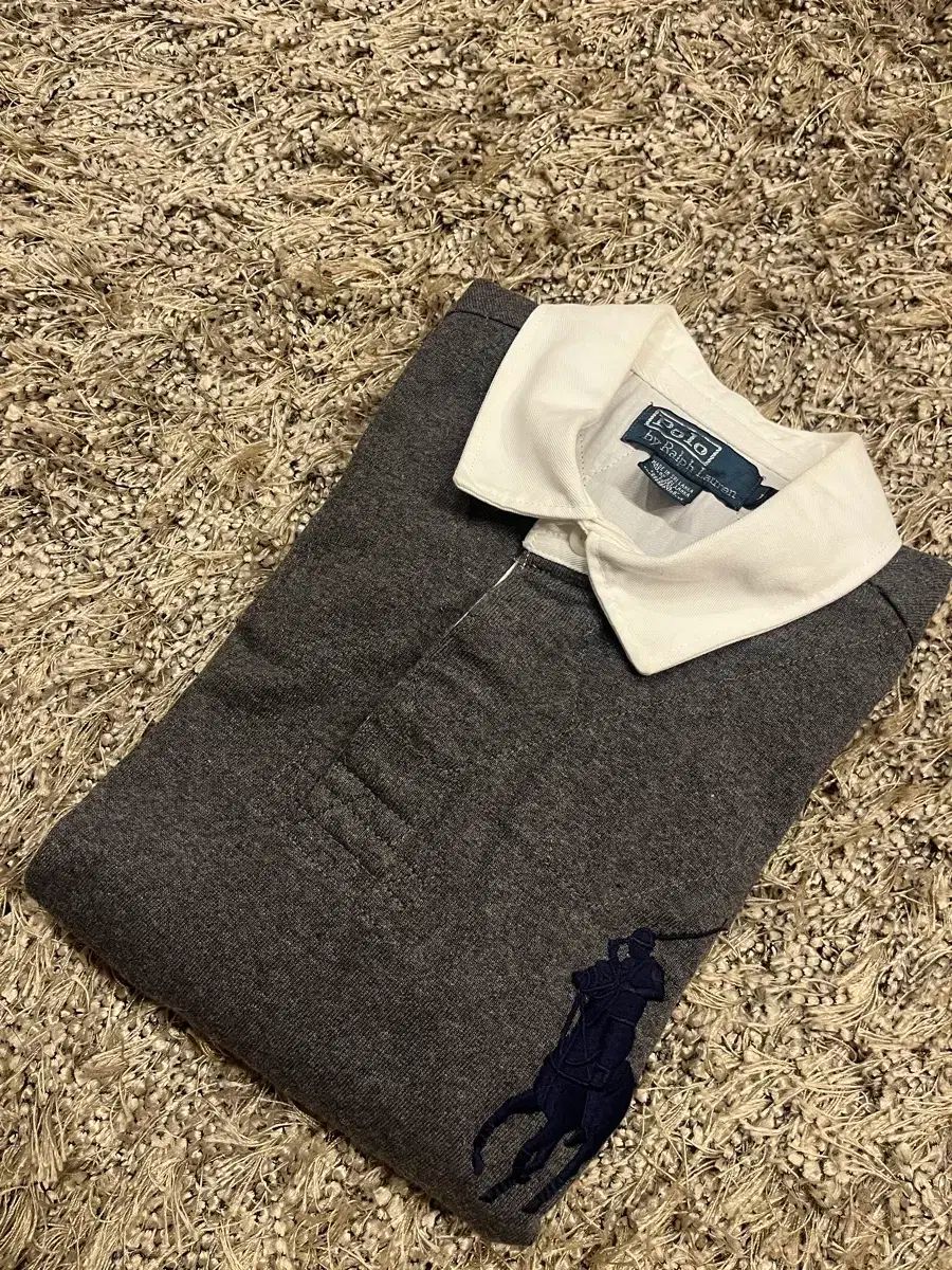 L ポロ ビックポニー ラグビーシャツ