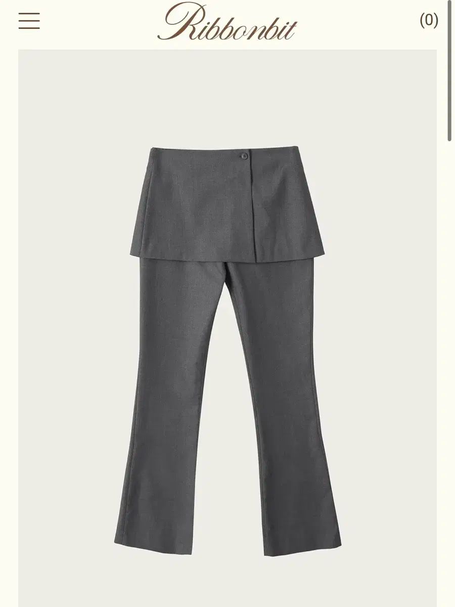 リボン빛 ミア スカート レイヤード パンツ ロータイドリフォース ナッシングリトゥン エートス