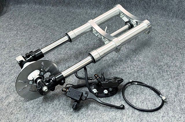 KEPSPEED製 モンキー用 油圧ディスクブレーキ付き φ45倒立フロント