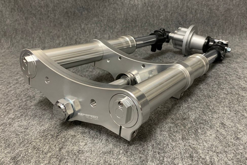 KEPSPEED製 モンキー用 油圧ディスクブレーキ付き φ45倒立フロント