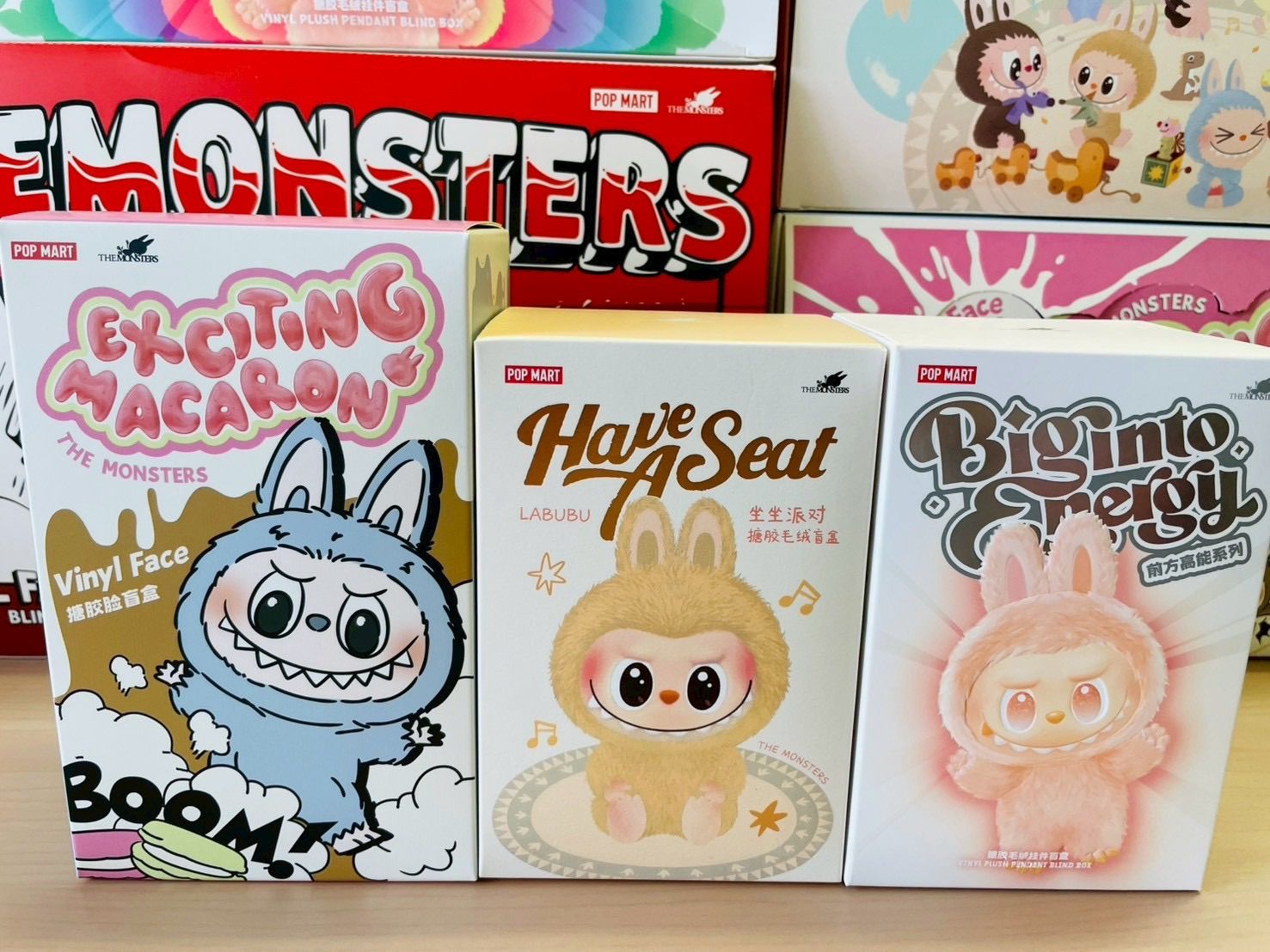 正規品 未開封】ラブブ POP MART THE MONSTERS EXCITING MACARON 3個