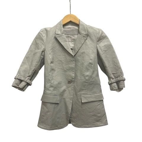 ニールバレット Neil Barrett レザージャケット 五分袖 無地 羊革