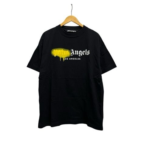 【PalmAngels】パームエンジェルス Tシャツ 半袖 ブラック XL パームエンジェルス PALM ANGELS Tシャツ 半袖 クルーネック ロゴ