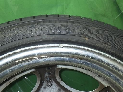  AME シャレン 18インチ ヨコハマ エコスES 300 2本 18インチ タイヤ ホイールセット