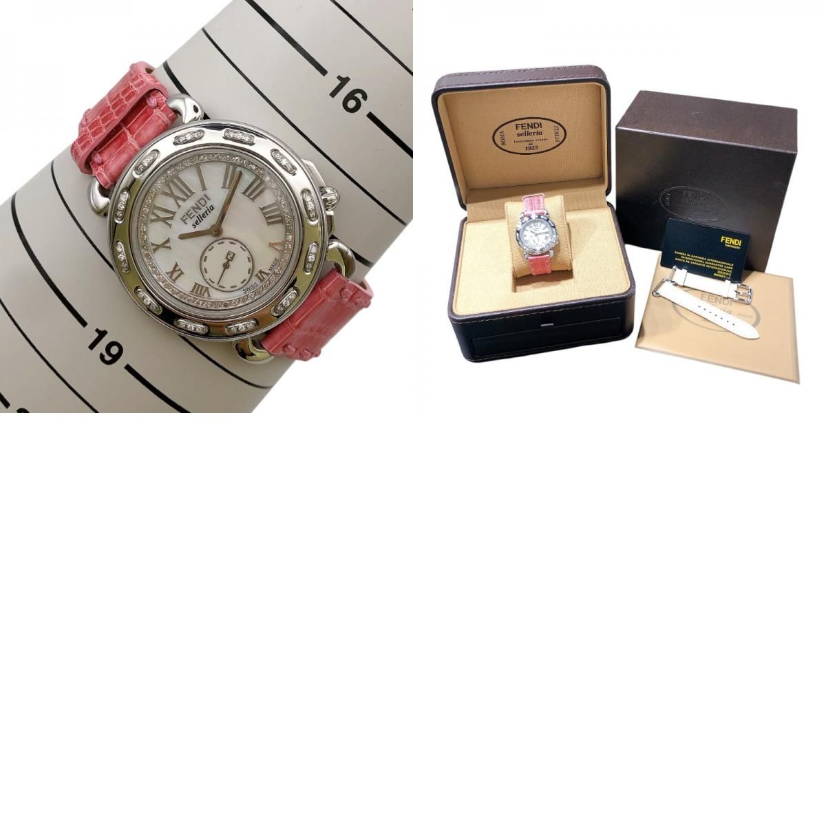  フェンディ FENDI セレリア 8100 M ホワイト ステンレススチール SS レディース 腕時計 その他 時計