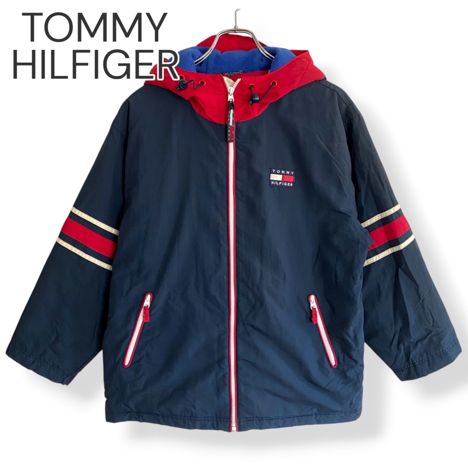 TOMMY HILFIGER トミーヒルフィガー ネイビー×レッド×ホワイト メンズ 