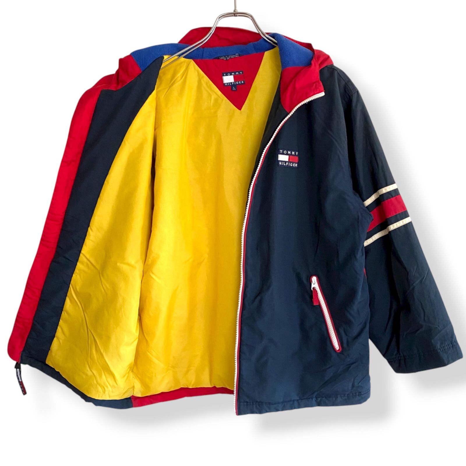 TOMMY HILFIGER トミーヒルフィガー ネイビー×レッド×ホワイト メンズ 
