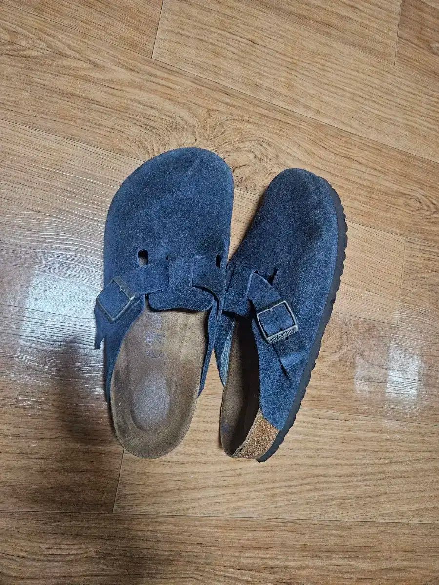 ビルケンシュトック ボストン スウェード ミュール スリッパ
