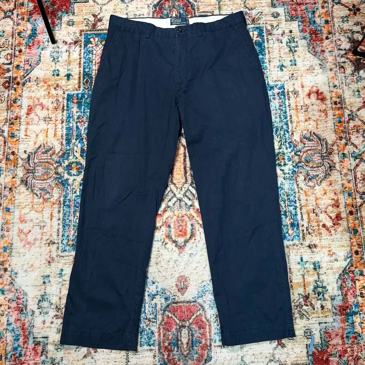 36X30 ポロラルフローレン ネイビー チノパンツ