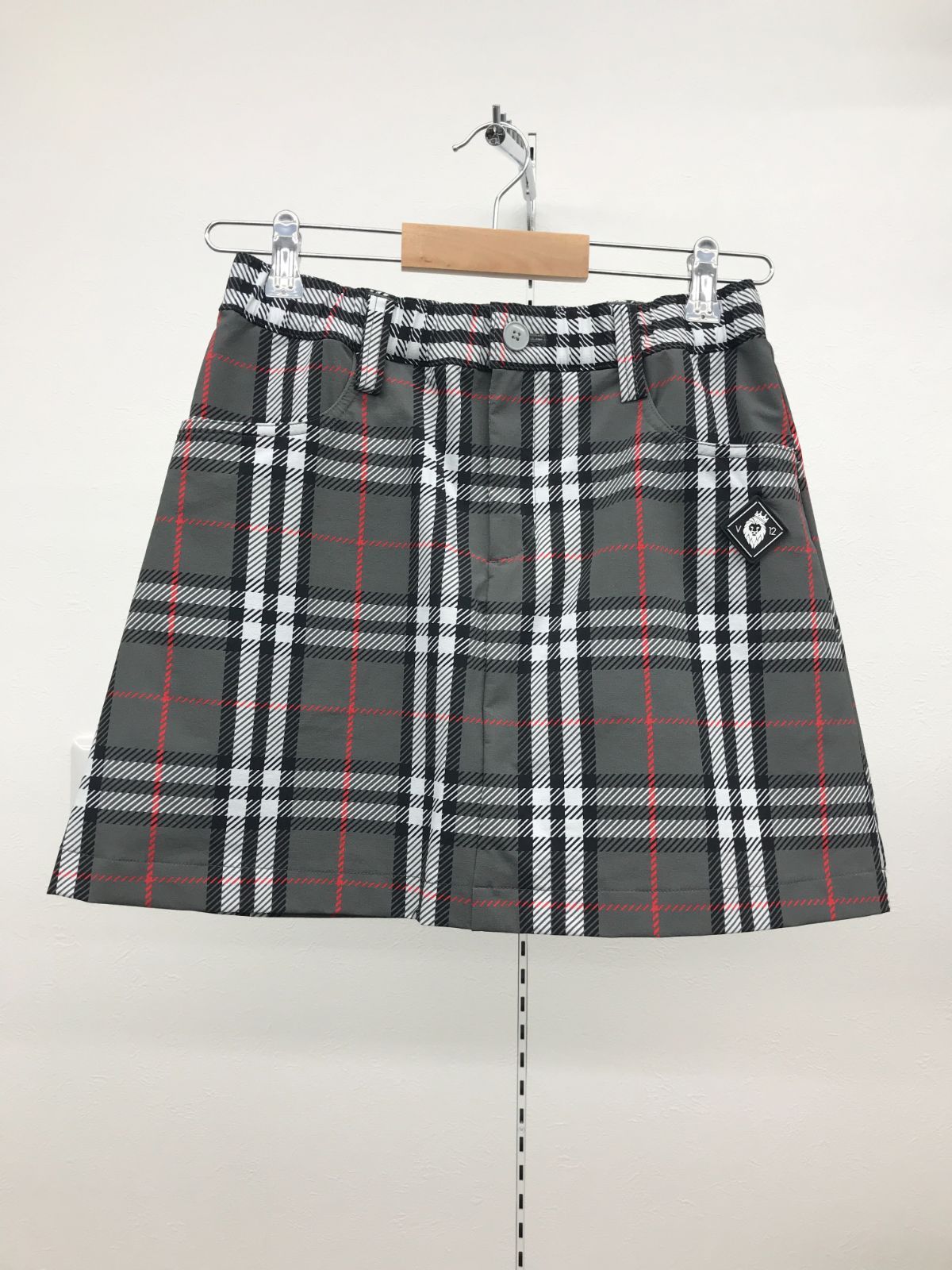 V 12 スカートズボン レディース ブラック