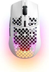SteelSeries ゲーミングマウス 無線 Aerox 3 Wireless Snow 2025 超軽量 防滴 防塵 白 ホワイト ゲーム