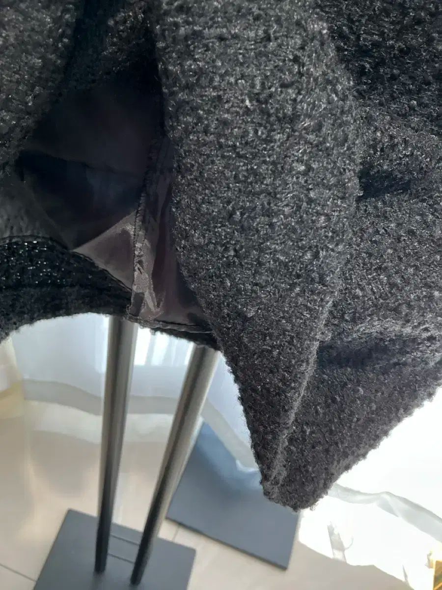 ブラックツイードジャケット スカート