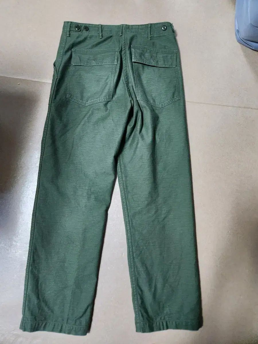 オアスロウ ファティーグパンツ バックサテン 1サイズ