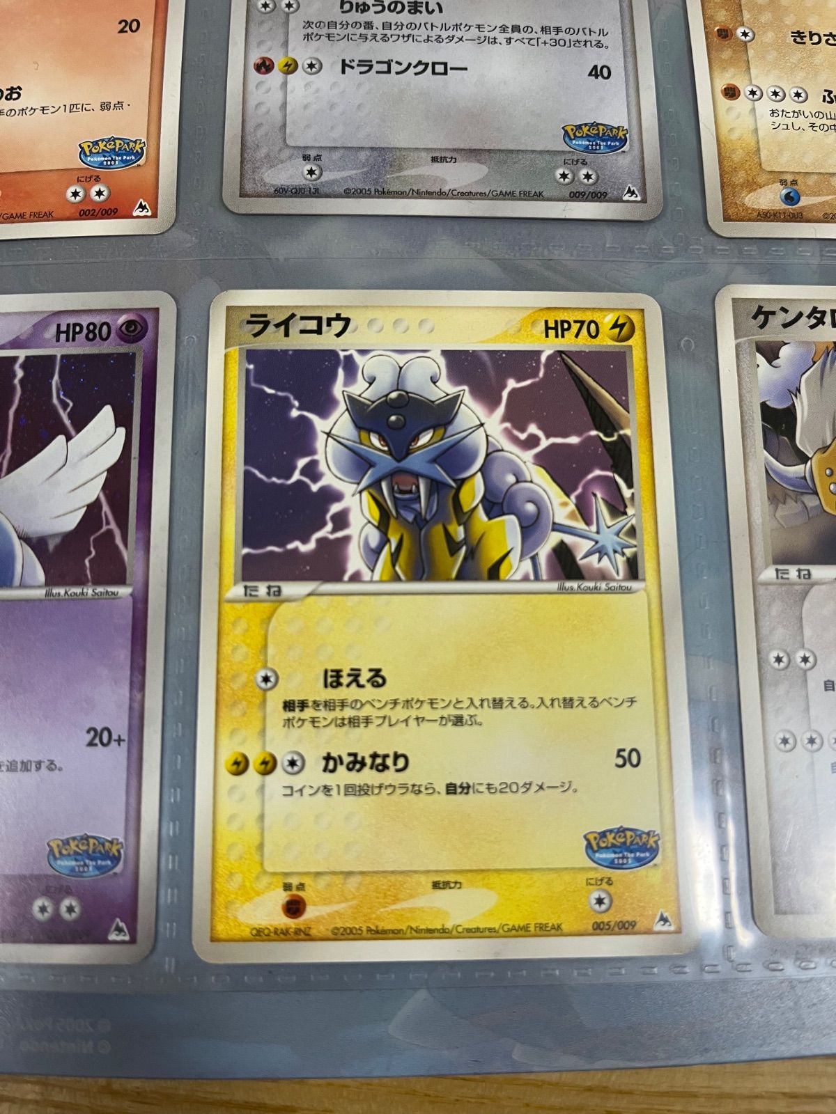 希少】ポケパーク 2005限定 プレミアムファイル 9枚収録 ブルーシート