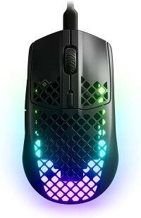 SteelSeries ゲーミングマウス 無線 Aerox 3 Wireless Onyx 2025 超軽量 防滴 防塵 黒 ブラック ゲーム