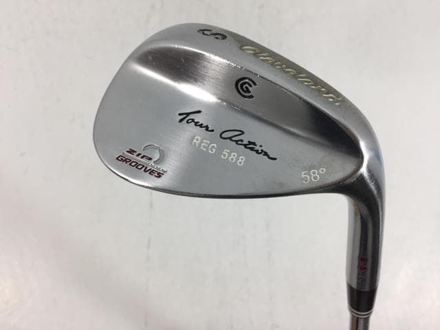 中古ゴルフクラブ】クリーブランド TA-588 ウェッジ 58-12 ZIPグルーブ