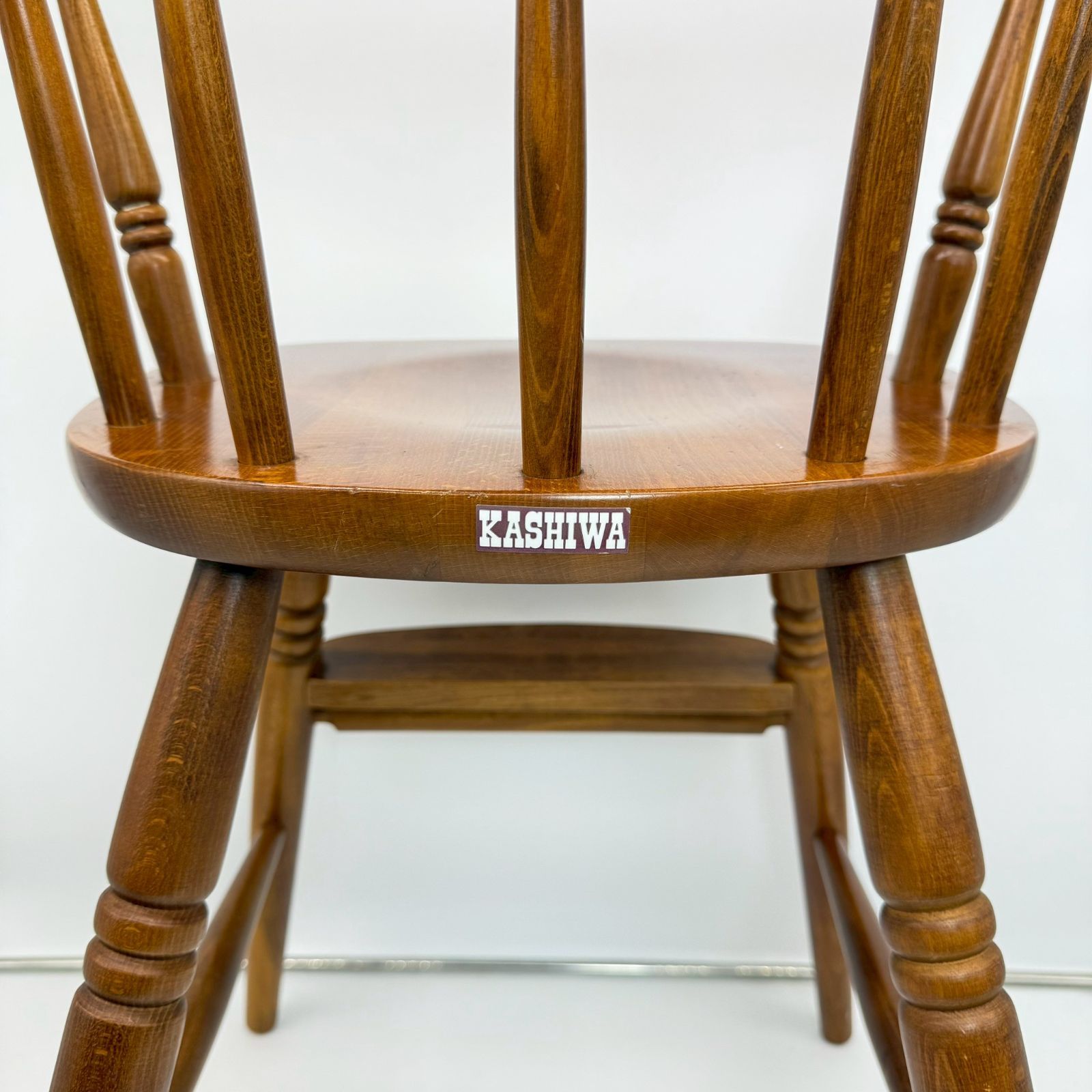 柏木工 ベビーハイチェア アンティーク ベビーチェア 木製 カシワ