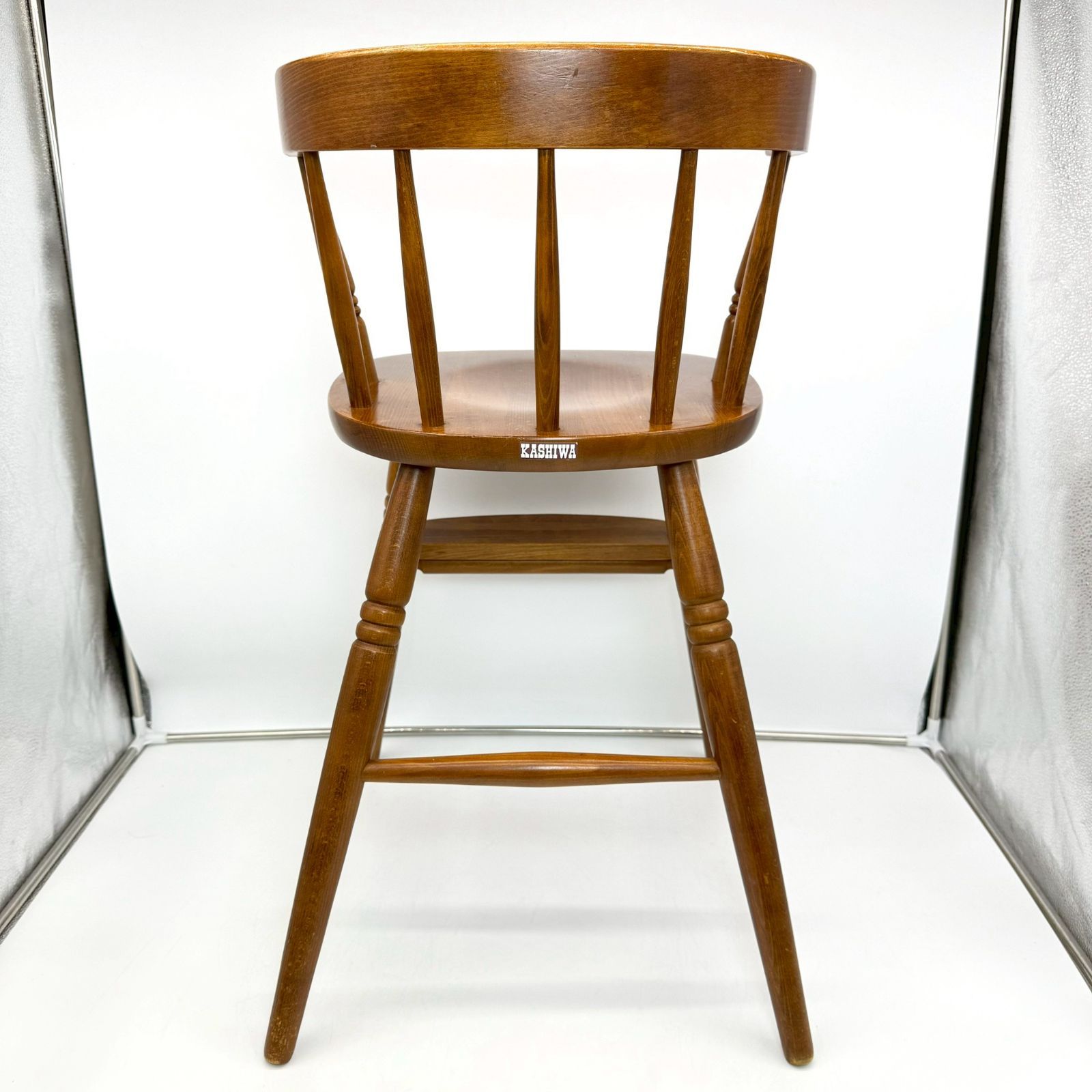 柏木工 ベビーハイチェア アンティーク ベビーチェア 木製 カシワ