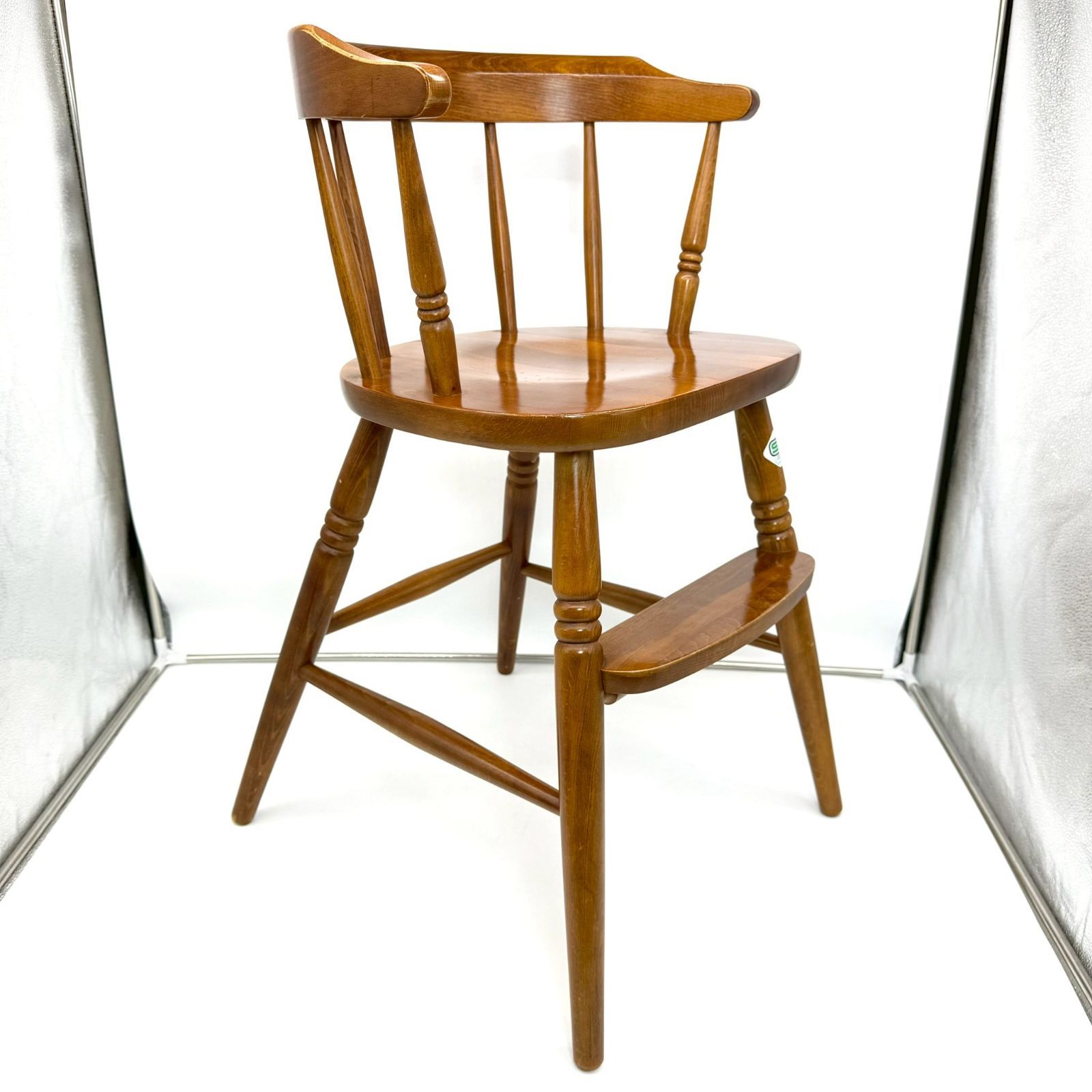 柏木工（KASHIWA）ベビーハイチェア　【ビンテージ】 柏木工 ベビーハイチェア アンティーク ベビーチェア 木製 カシワ