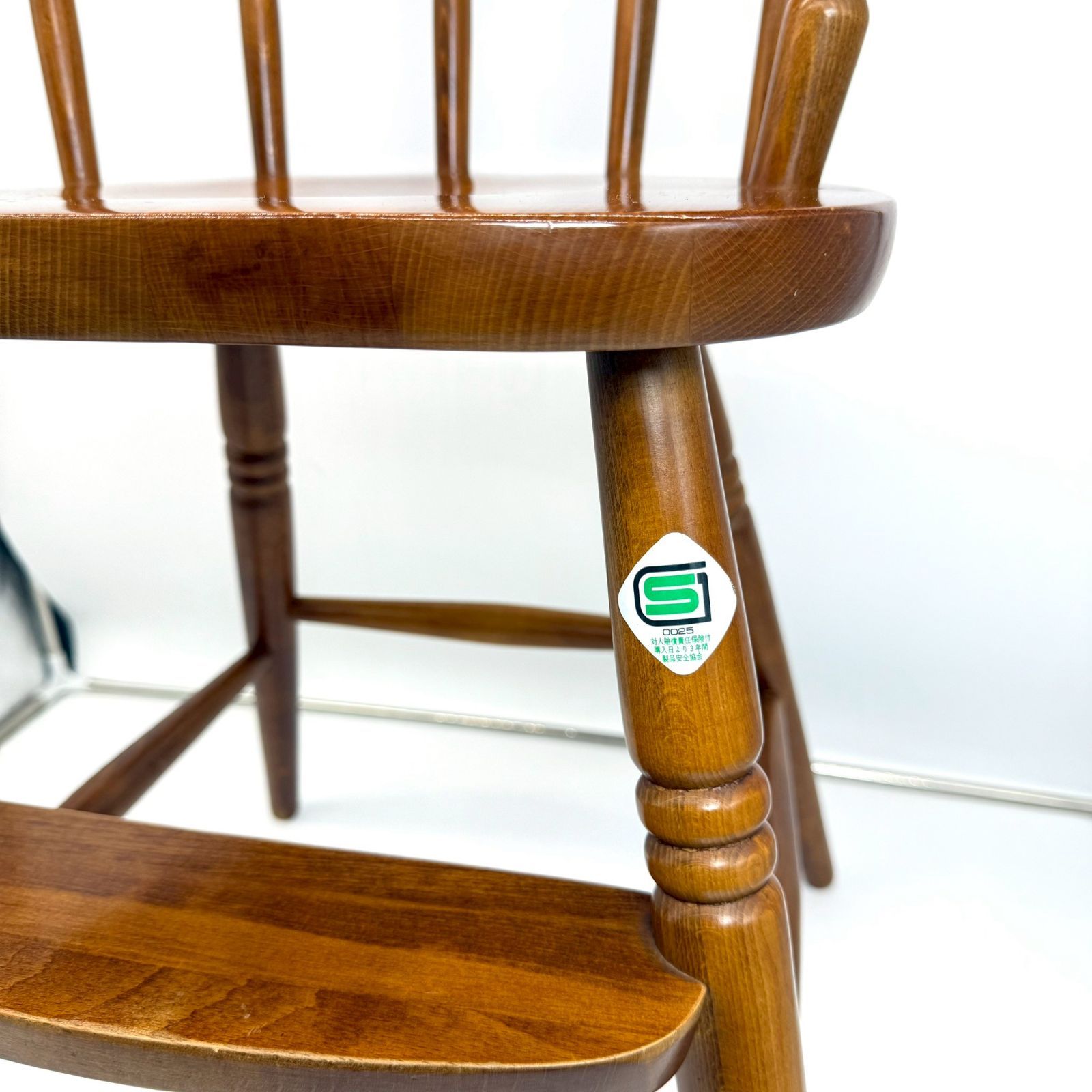 柏木工 ベビーハイチェア アンティーク ベビーチェア 木製 カシワ