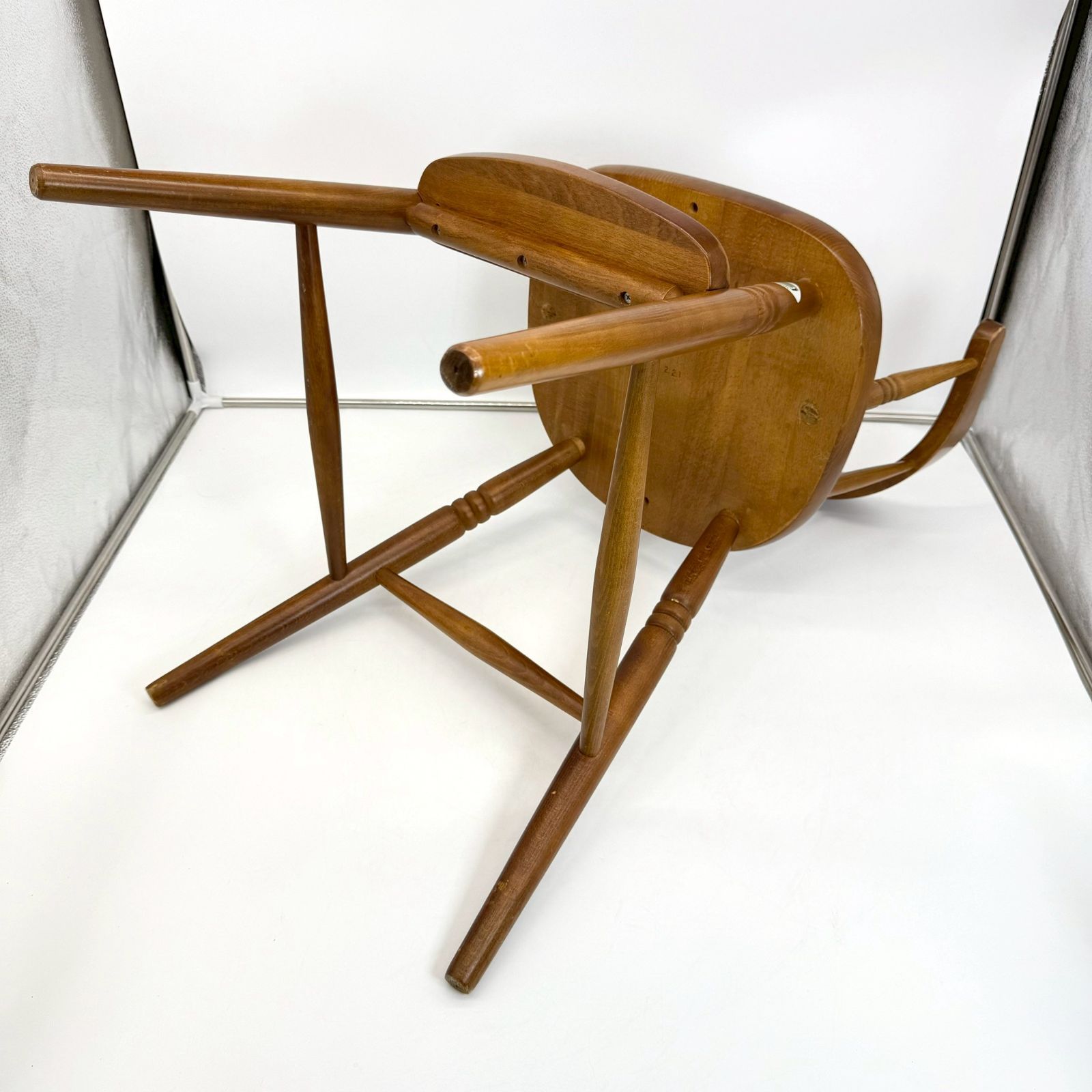 柏木工（KASHIWA）ベビーハイチェア　【ビンテージ】 柏木工 KASHIWA アンティークベビーチェア 子供 椅子 ハイチェア 飛騨