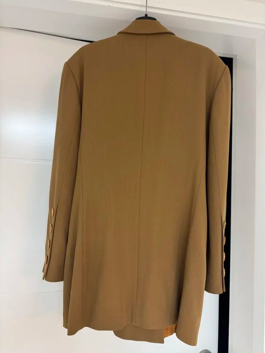 escada エスカーダ ダブルブレスト ジャケット キャメル セットアップ