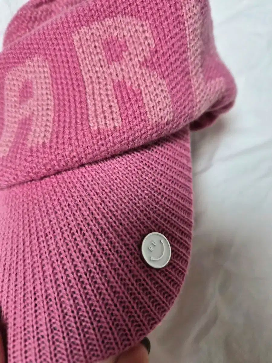 パーリーゲイツ ピンク色 ボンボン ニットキャップ