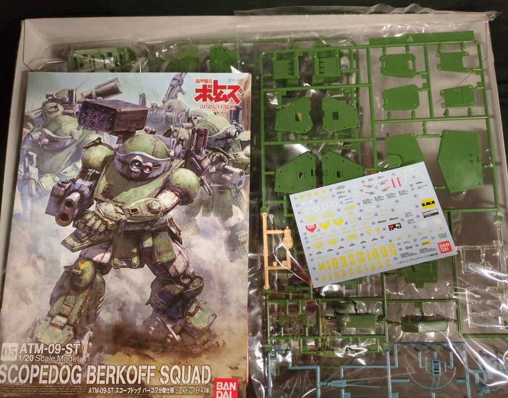 バンダイ 1/20スケール スコープドッグ バーコフ分隊仕様(ペールゼン