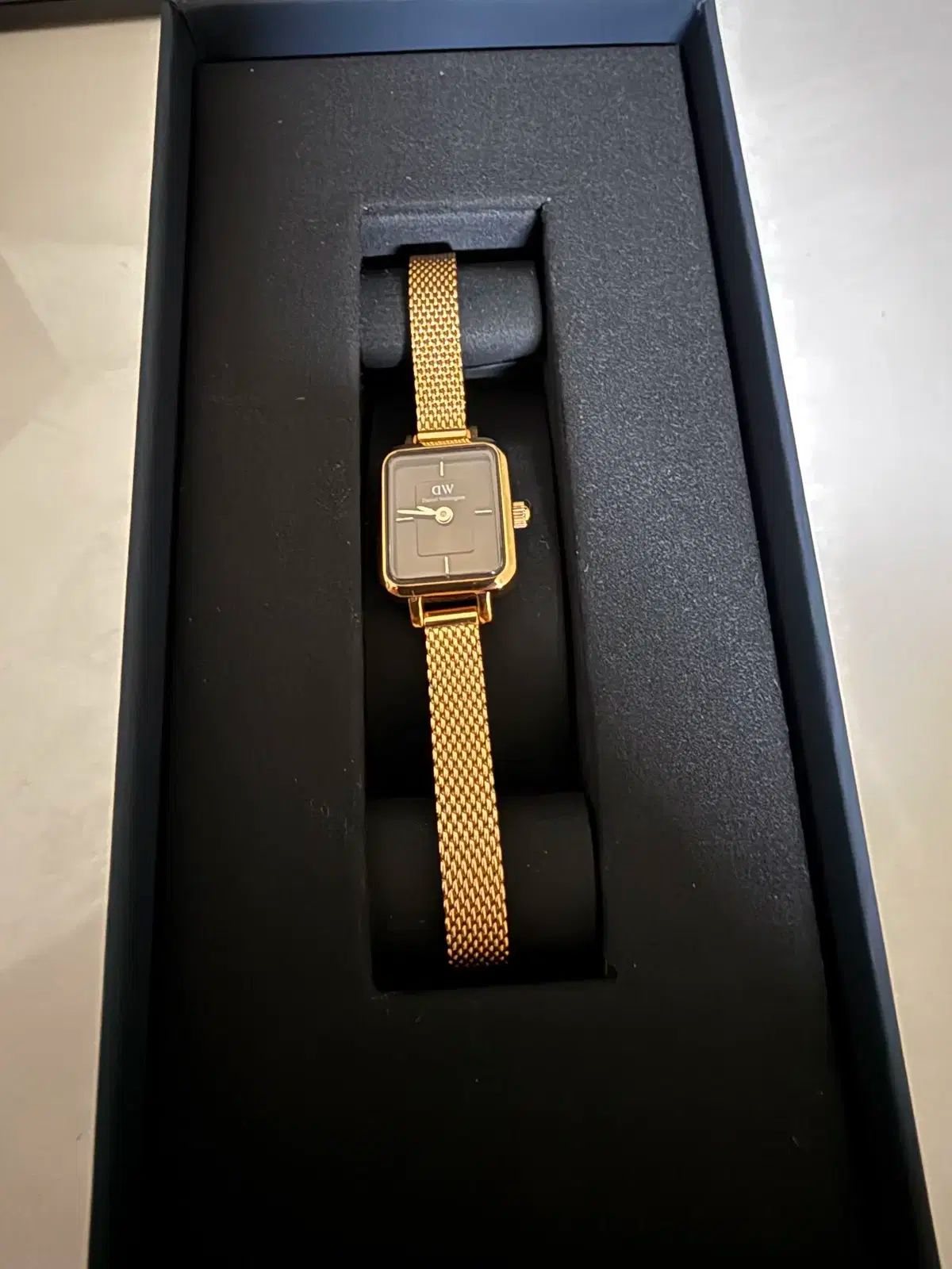  ダニエルウェリントン QUADRO MINI MELROSE AMBER 金属ベルト 時計