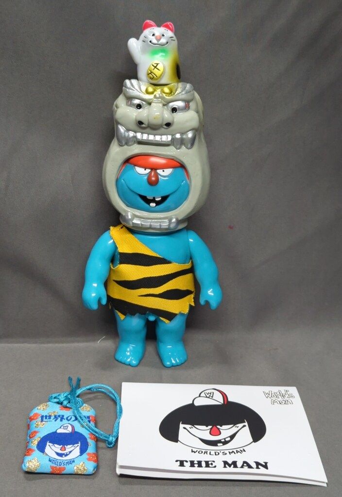 TaiFai WORLD S MAN 青鬼 獅子殿 水色成型 グレー