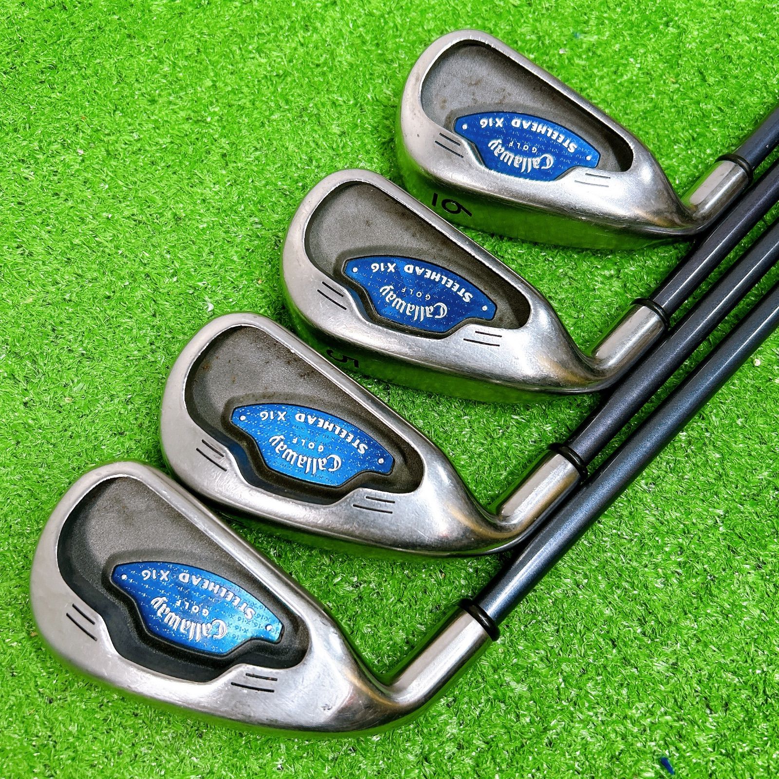 左利き レフティ】キャロウェイ スチールヘッド X-16 アイアンセット 8