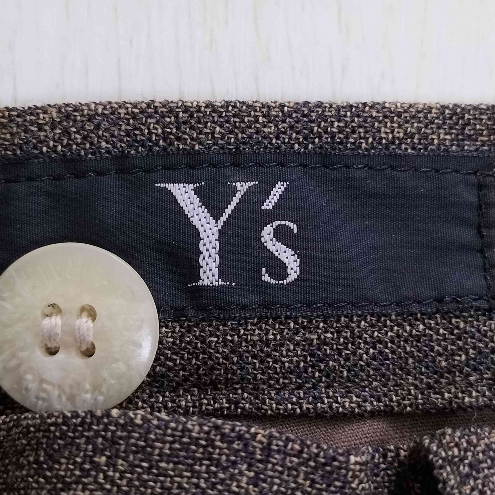  ワイズ Ys ウール 2タック ワイドスラックス レディース 表記無 スラックス パンツ