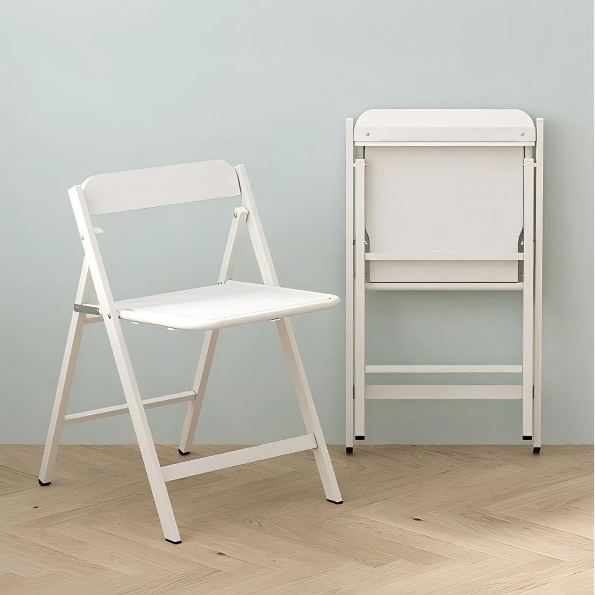 Yumcute ダイニングチェア 折りたたみ椅子 2脚セット 折りたたみチェア 折り畳み椅子 軽量 省スペース 完成品