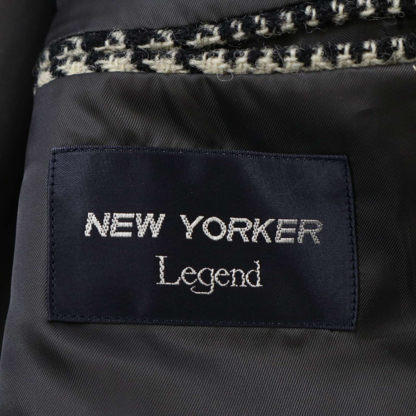 【ハリスツイード】NEW YORKER Legend　テーラード　M　秋冬 ハリスツイード】NEW YORKER Legend テーラード M 秋冬