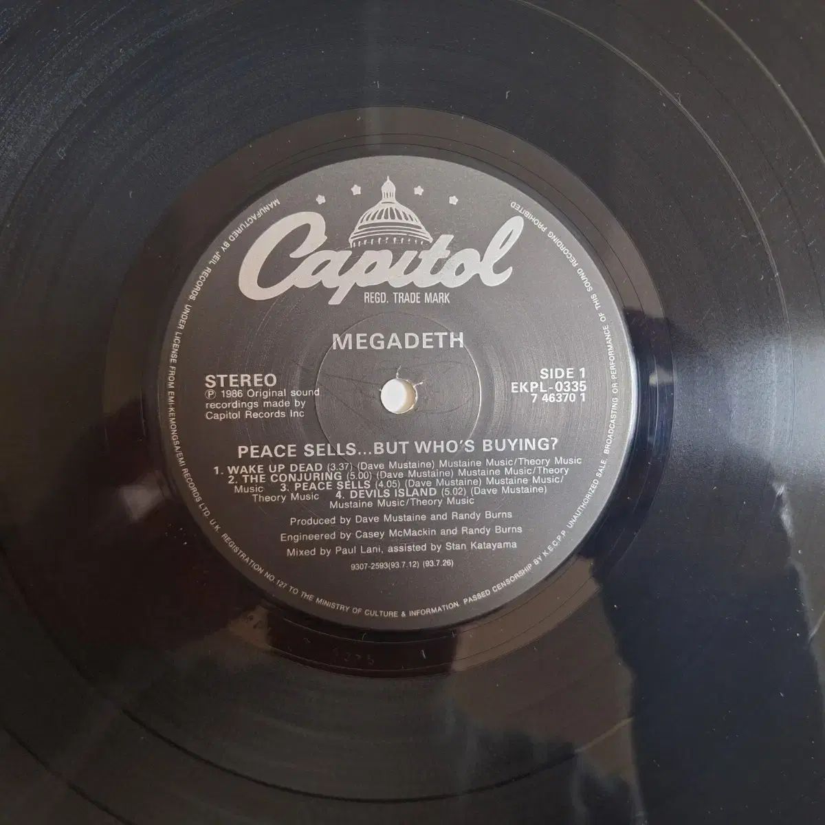 Megadeth ー Peace Sells But Who s buying その他 楽器 機材 ホビー 楽器 アート