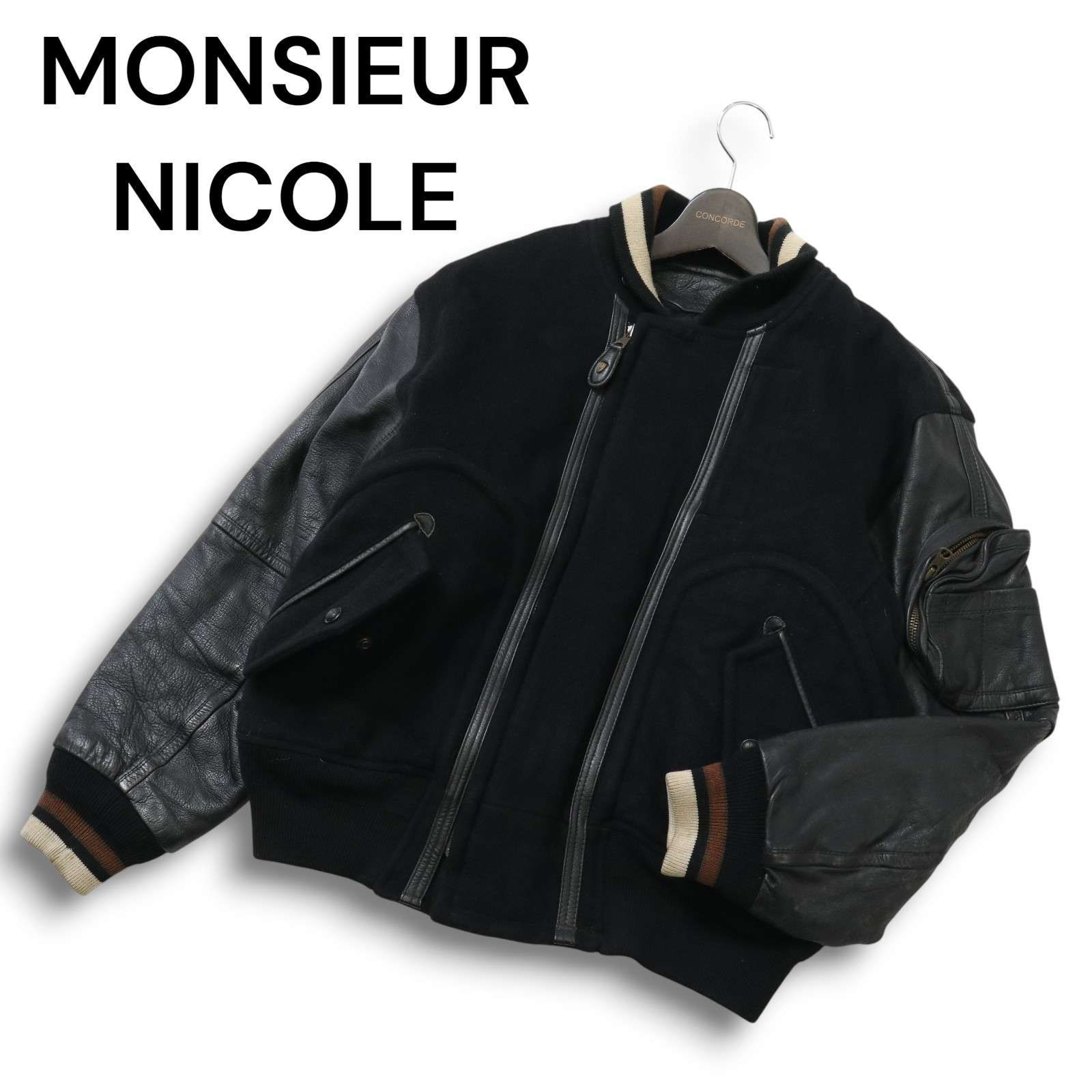 希少! 初期☆ MONSIEUR NICOLE ムッシュ ニコル ユキオコバヤシ 袖革