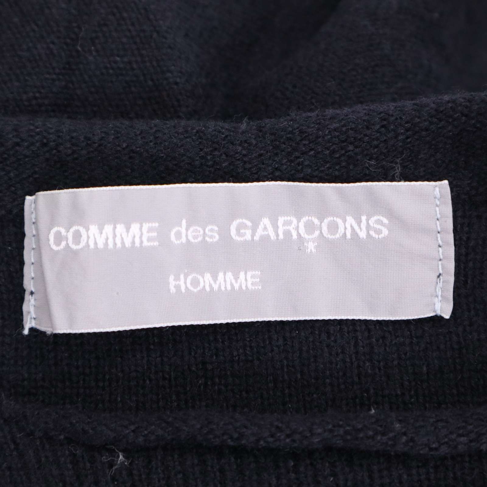 コムデギャルソン バイカラー ウールニット AD2001 00s AD2001☆ COMME