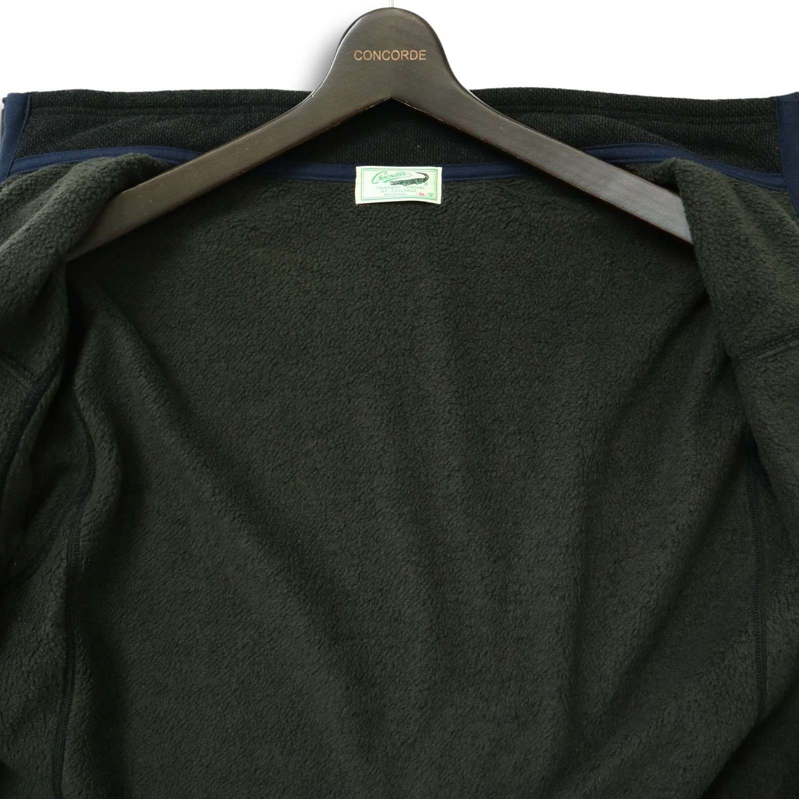 CROCODILE クロコダイル 秋冬 裏起毛☆ フリース ジップアップ 