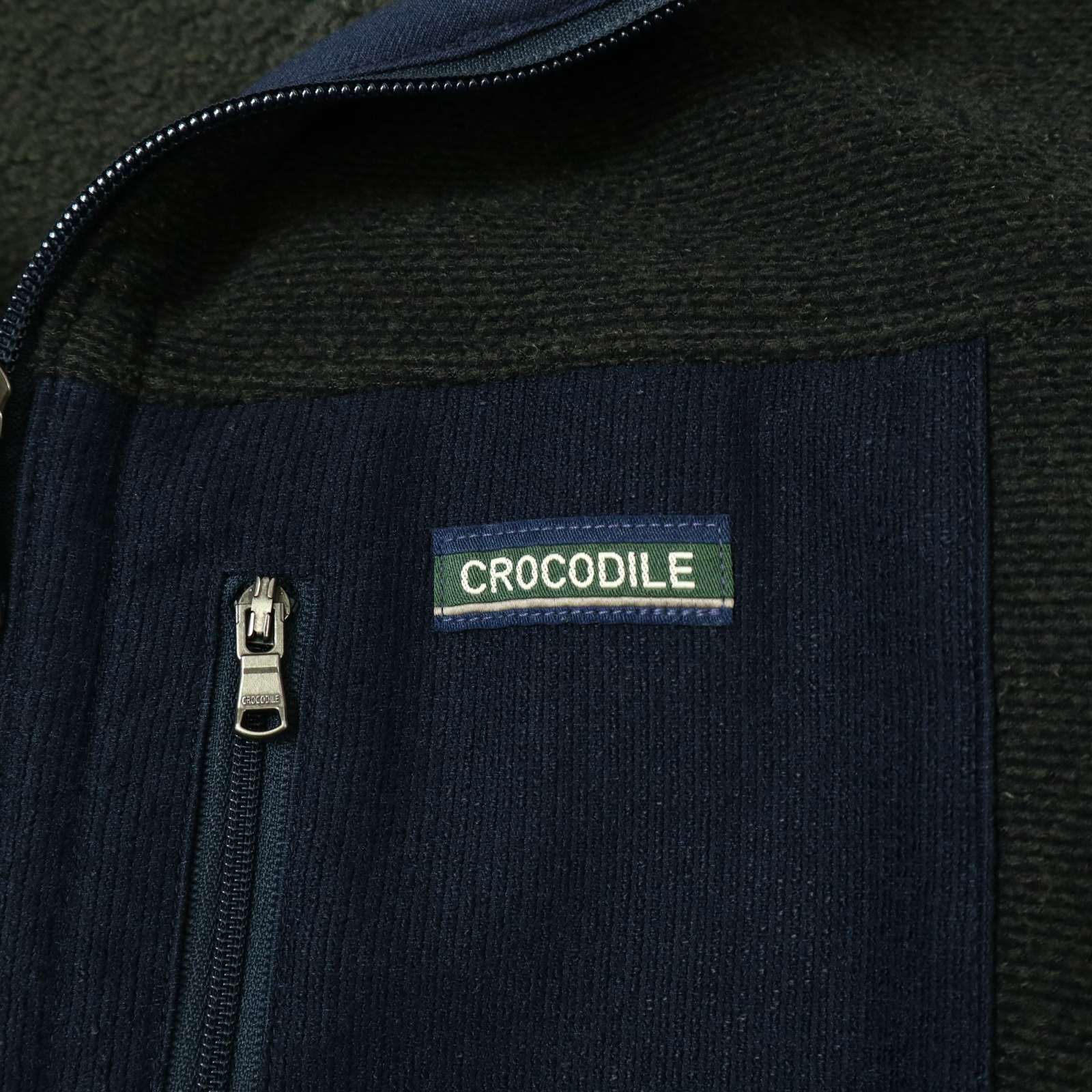 CROCODILE クロコダイル 秋冬 裏起毛☆ フリース ジップアップ 