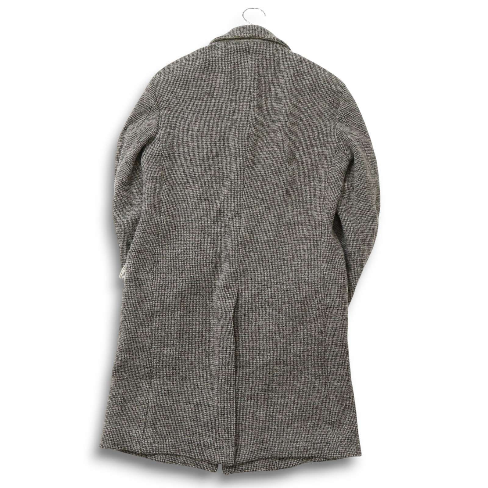 美品 イタリア製 カンタレリ チェスターコート コート イタリア製☆ Cantarelli カンタレリ 秋冬 ウール100％ 千鳥柄