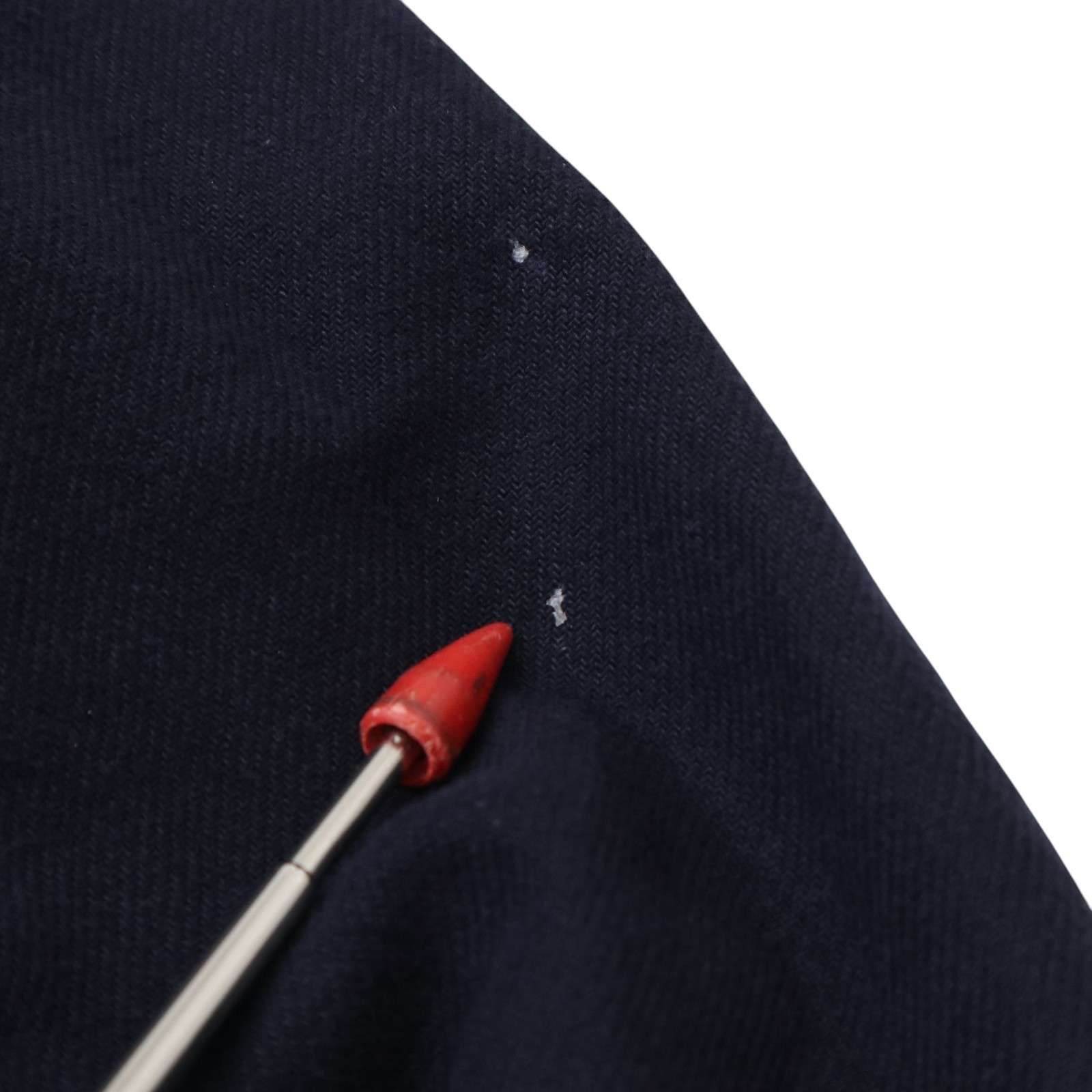 TOMMY トミー ヒルフィガー ワッペン☆ 銀ボタン 裏地レオパード