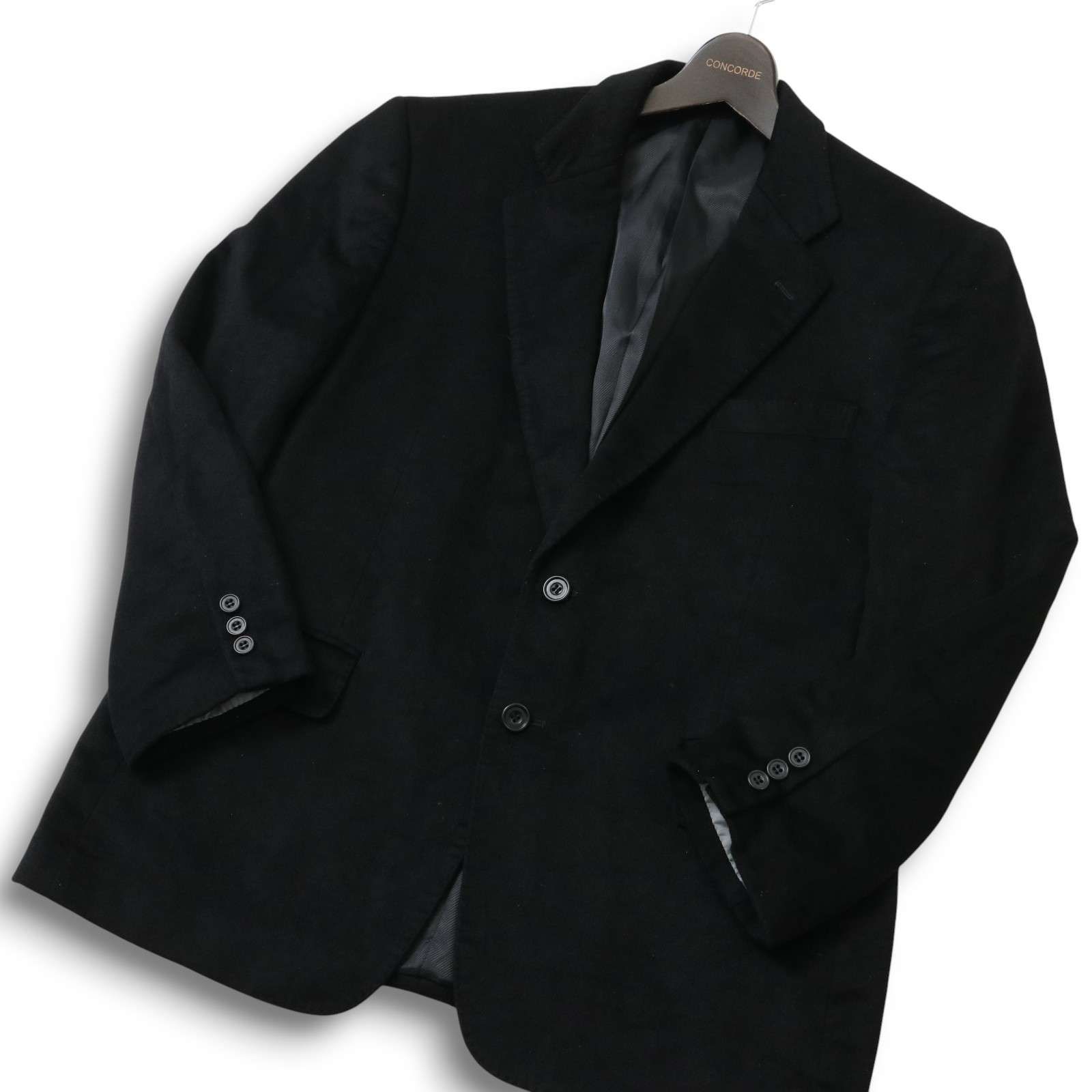 専用 ロロピアーナ カシミヤ 100% 黒 Lサイズ テーラードジャケット La Loggia ラ・ロッジア 秋冬 カシミヤ100％☆ テーラード ジャケット