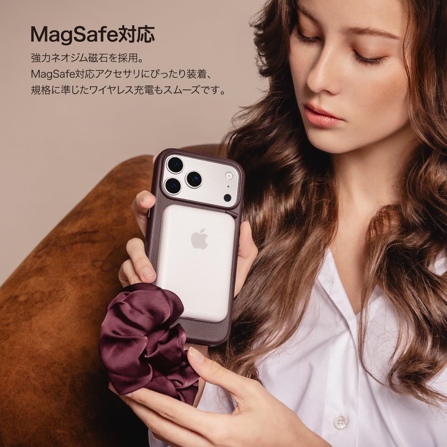 MagEasy iPhone 17 Pro 対応 ケース MagSafe 対応 ストラップ バンド付き 合成 皮 革 かわいい スマホケース おしゃれ グリップ バンド 耐衝撃 携帯ケース iPhone17Pro アイフォン17Pro 対 WWW_OPDRERGINERDOGAN_COM